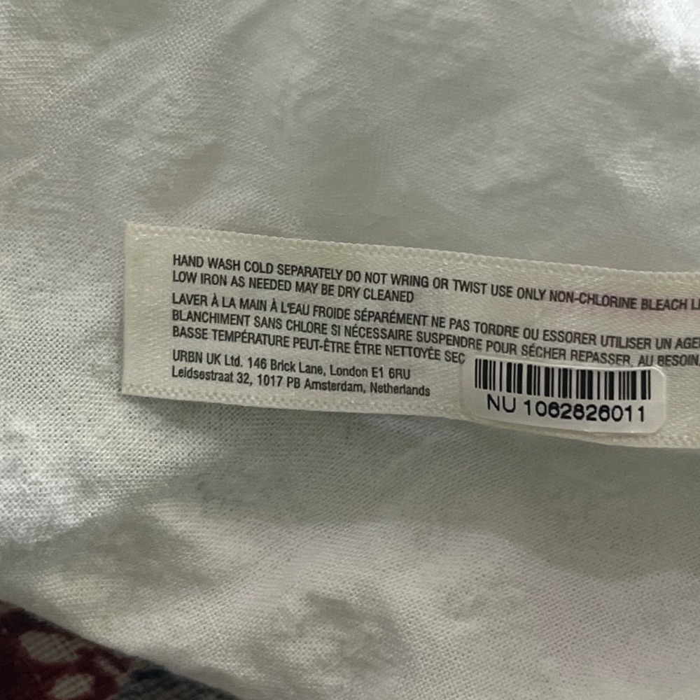 Anthropologie Celandine White Green Textured Midi Dress Lace Up Back Small - Picture 9 of 9